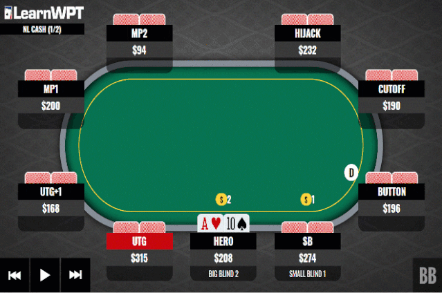 德州扑克技巧教学：A-10河牌击中明三条，要不要